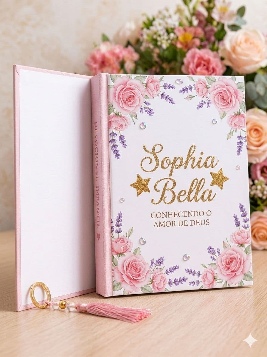 Bíblia Infantil Conhecendo o amor de Deus.